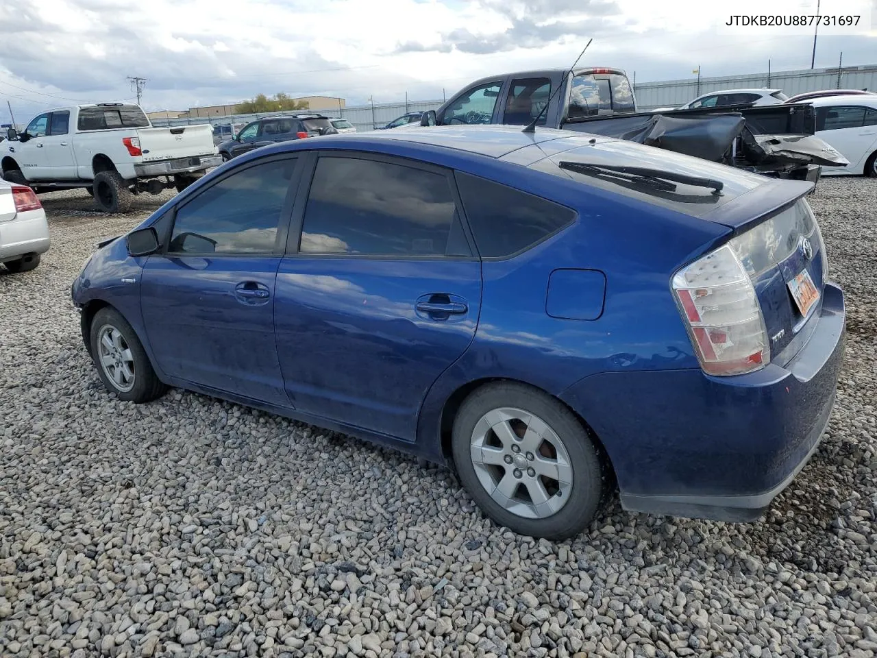 2008 Toyota Prius VIN: JTDKB20U887731697 Lot: 78046794