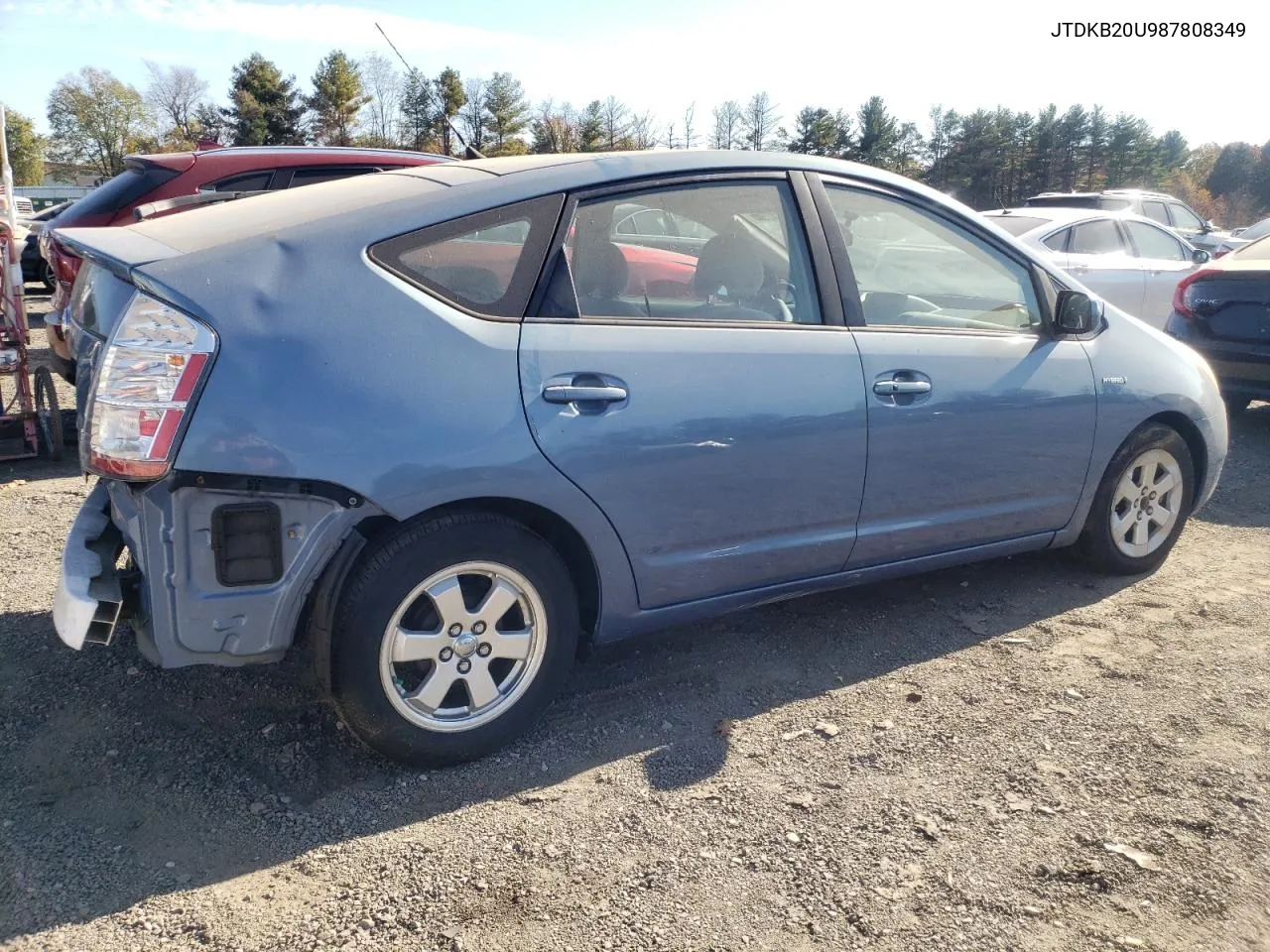 2008 Toyota Prius VIN: JTDKB20U987808349 Lot: 78174254