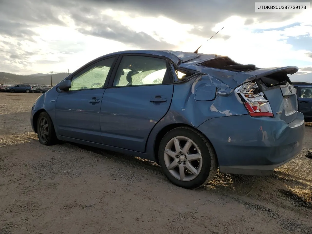 2008 Toyota Prius VIN: JTDKB20U387739173 Lot: 78221684