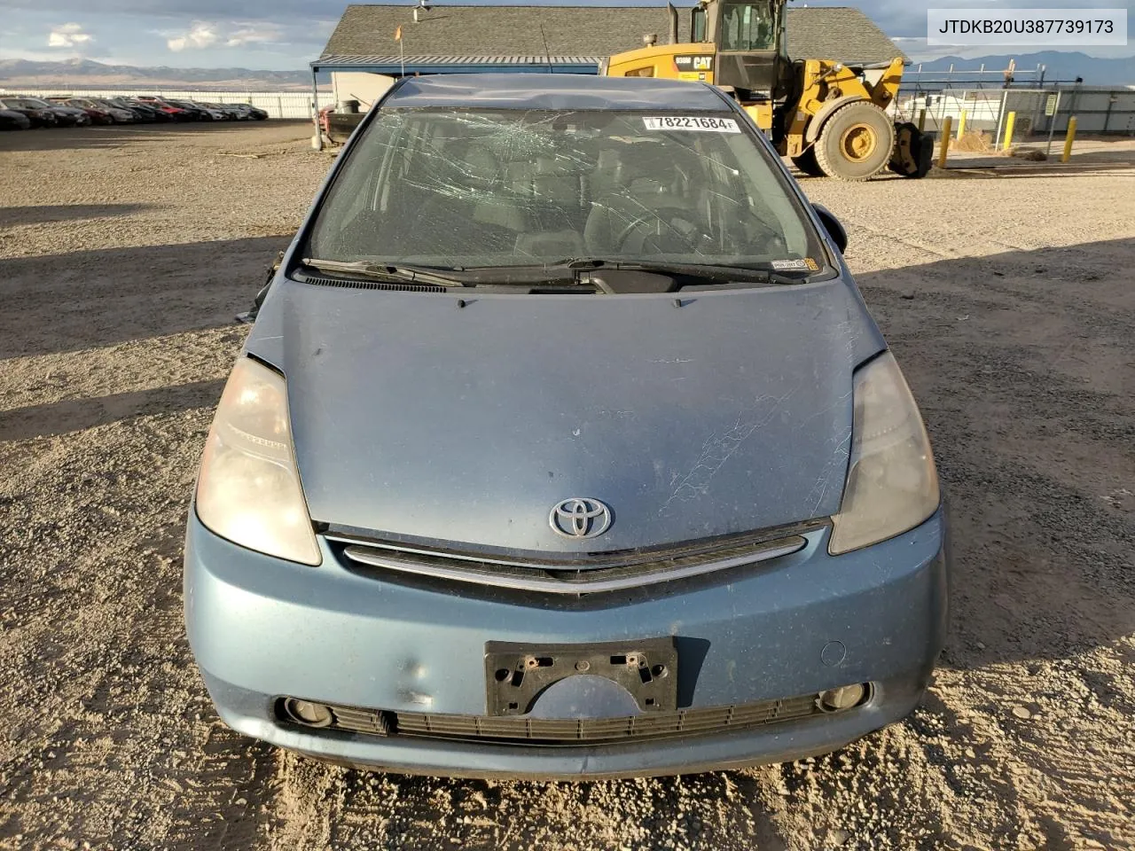 2008 Toyota Prius VIN: JTDKB20U387739173 Lot: 78221684