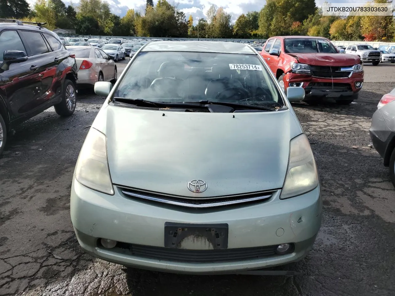 JTDKB20U783303630 2008 Toyota Prius