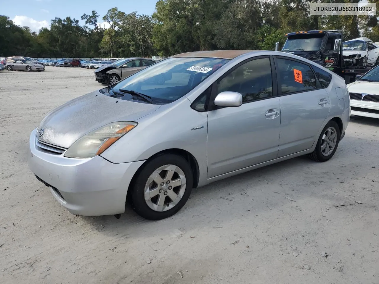 2008 Toyota Prius VIN: JTDKB20U683318992 Lot: 78455354