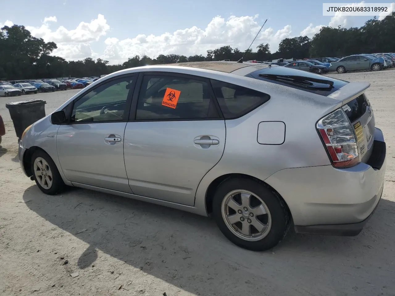 2008 Toyota Prius VIN: JTDKB20U683318992 Lot: 78455354