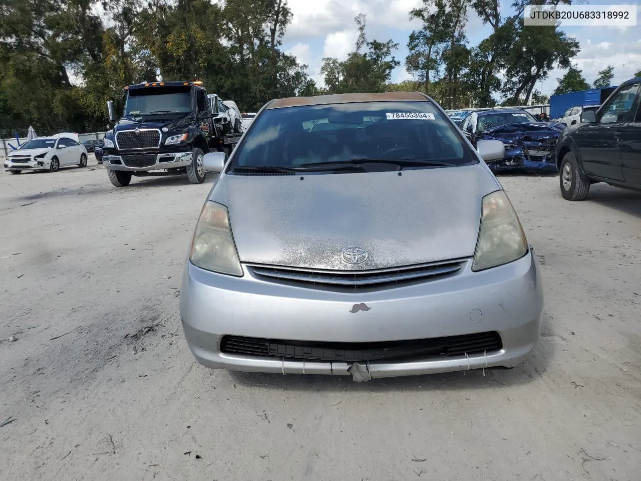 2008 Toyota Prius VIN: JTDKB20U683318992 Lot: 78455354