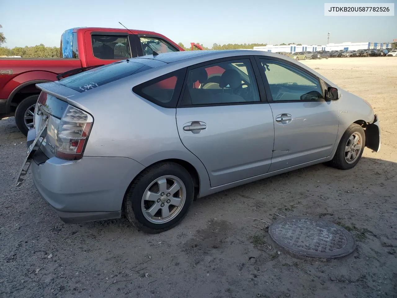 2008 Toyota Prius VIN: JTDKB20U587782526 Lot: 78581264