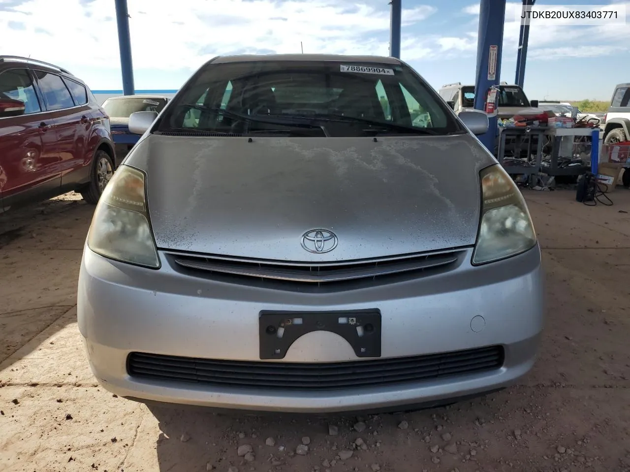 2008 Toyota Prius VIN: JTDKB20UX83403771 Lot: 78869904