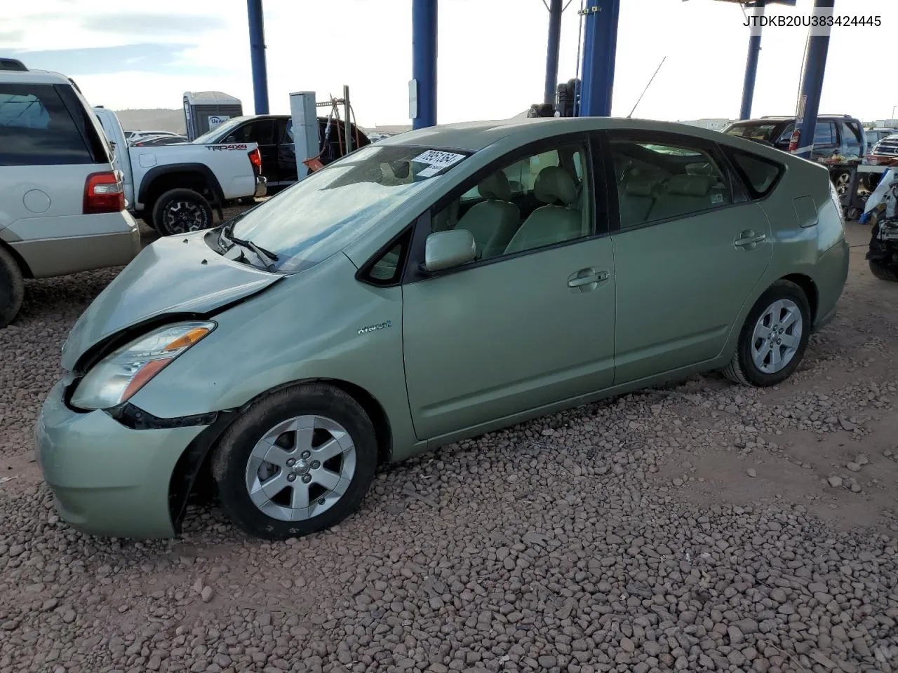 2008 Toyota Prius VIN: JTDKB20U383424445 Lot: 78951364