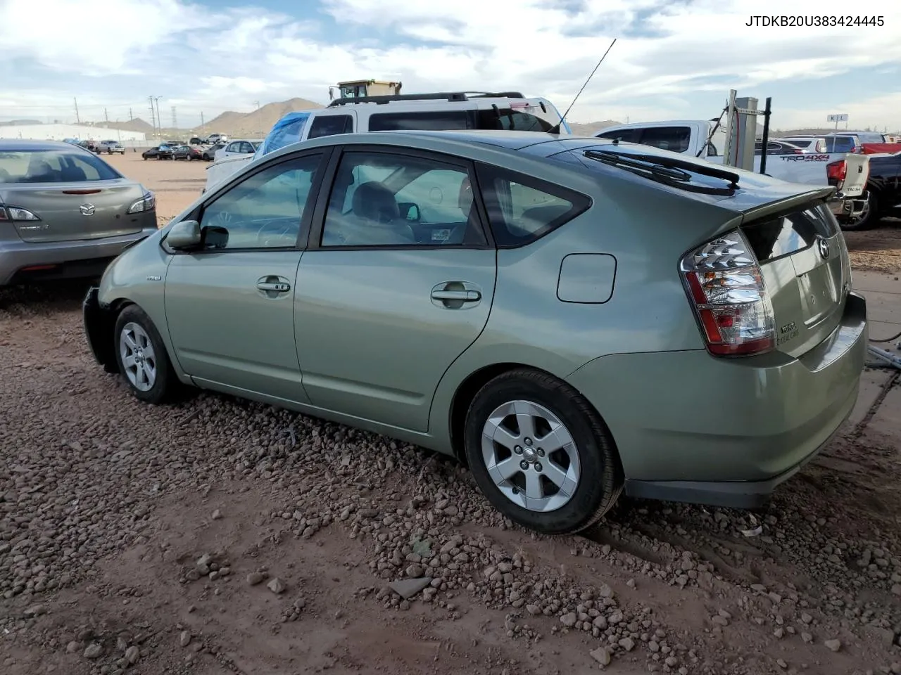 2008 Toyota Prius VIN: JTDKB20U383424445 Lot: 78951364