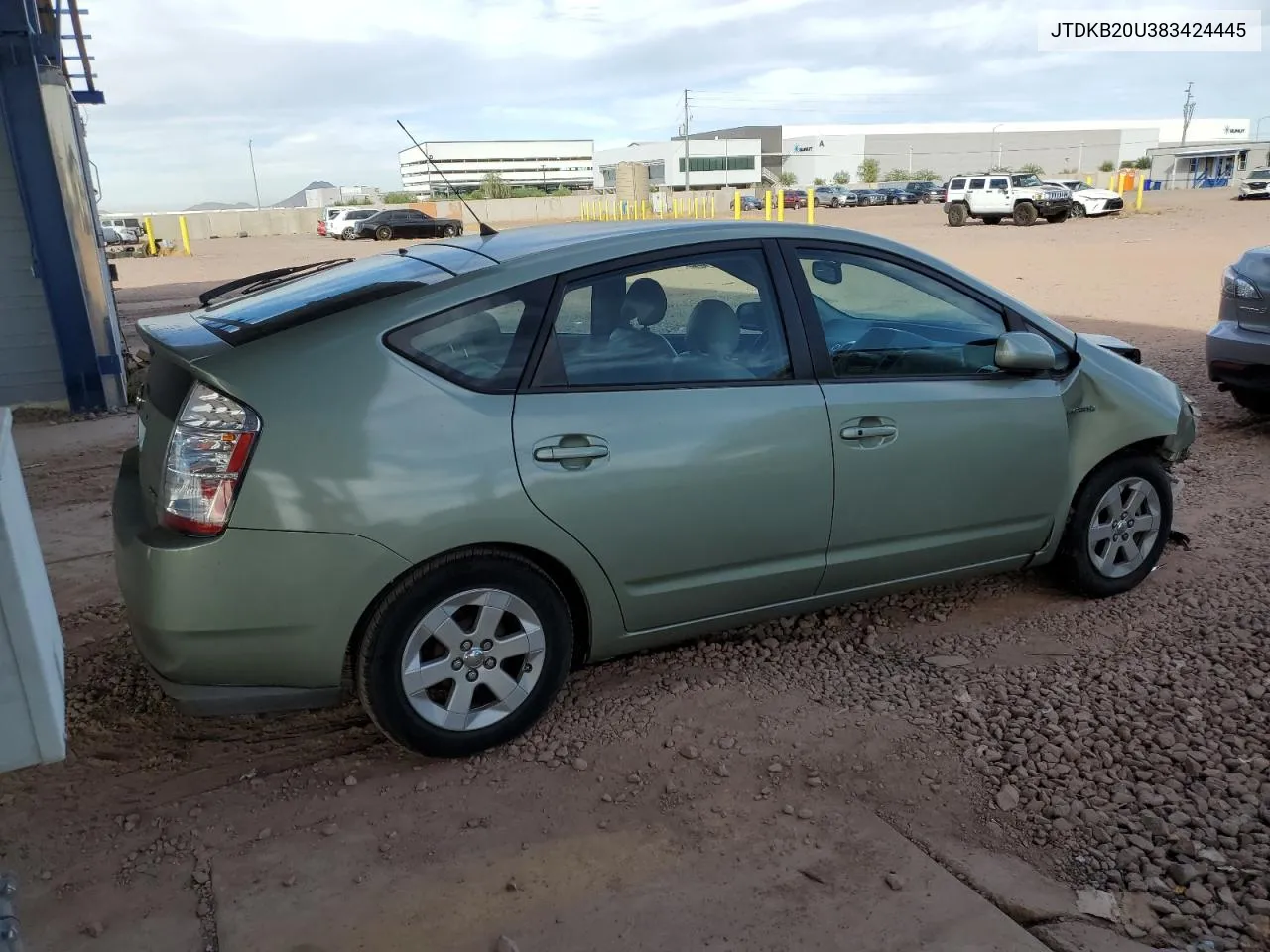 2008 Toyota Prius VIN: JTDKB20U383424445 Lot: 78951364