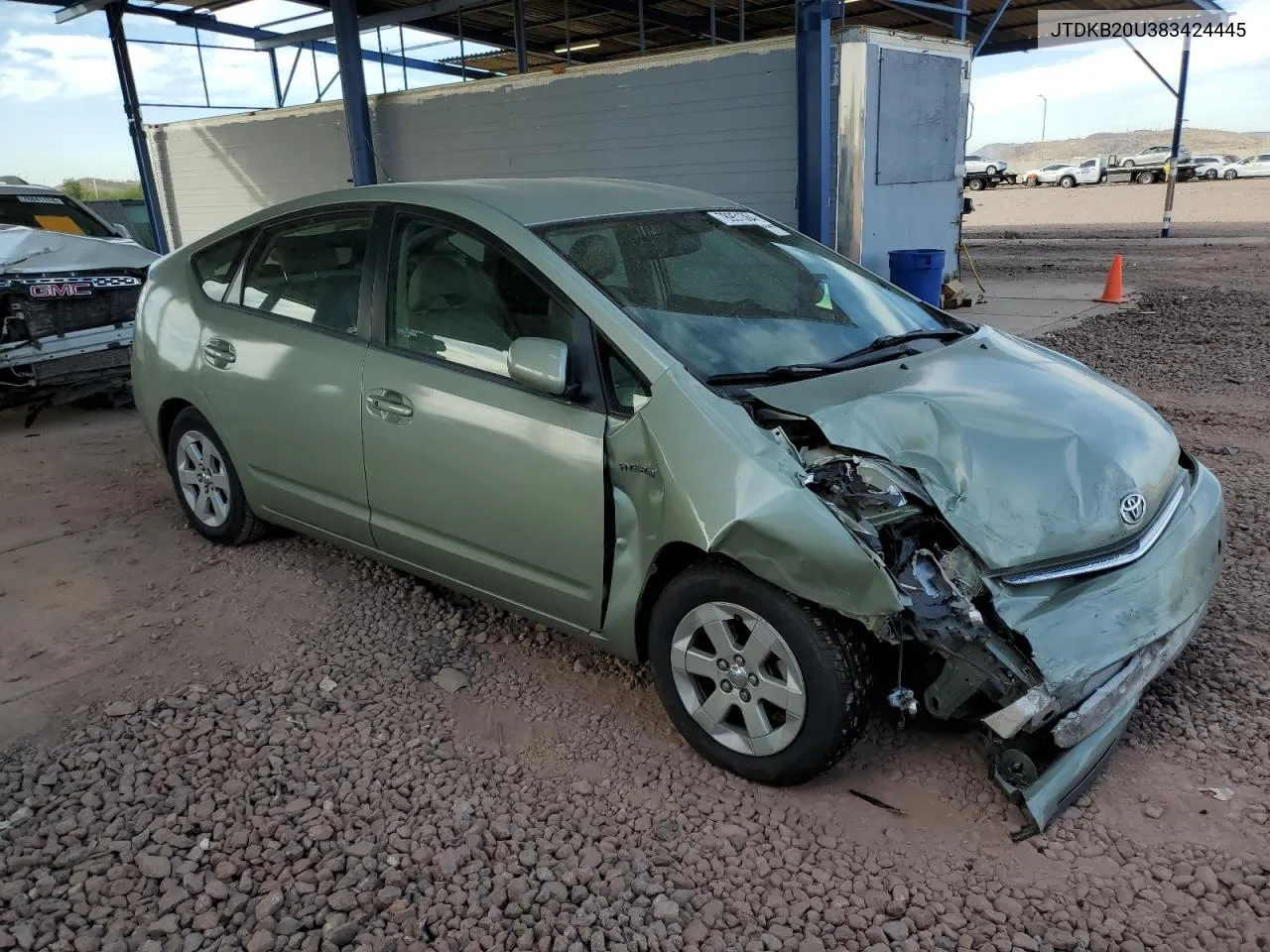 2008 Toyota Prius VIN: JTDKB20U383424445 Lot: 78951364