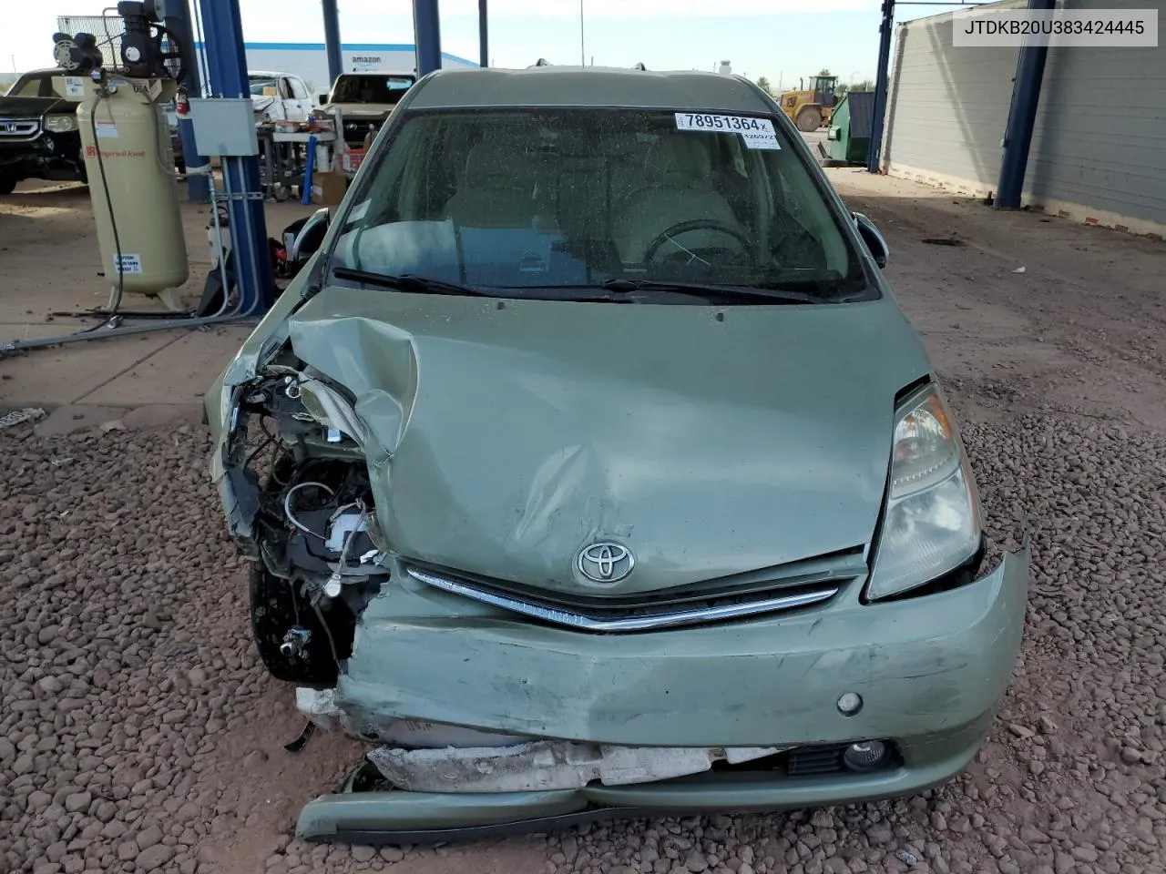 2008 Toyota Prius VIN: JTDKB20U383424445 Lot: 78951364