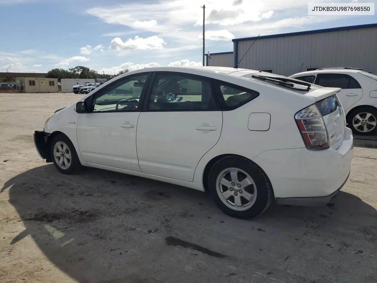 2008 Toyota Prius VIN: JTDKB20U987698550 Lot: 79183004