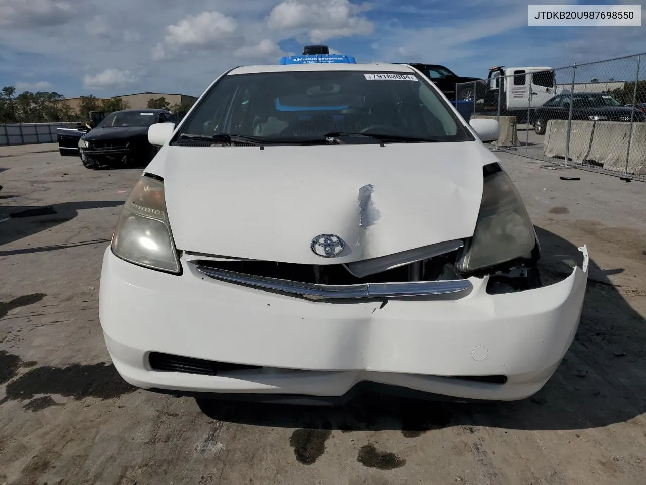 2008 Toyota Prius VIN: JTDKB20U987698550 Lot: 79183004