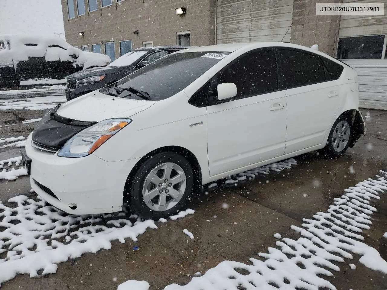 2008 Toyota Prius VIN: JTDKB20U783317981 Lot: 79247984