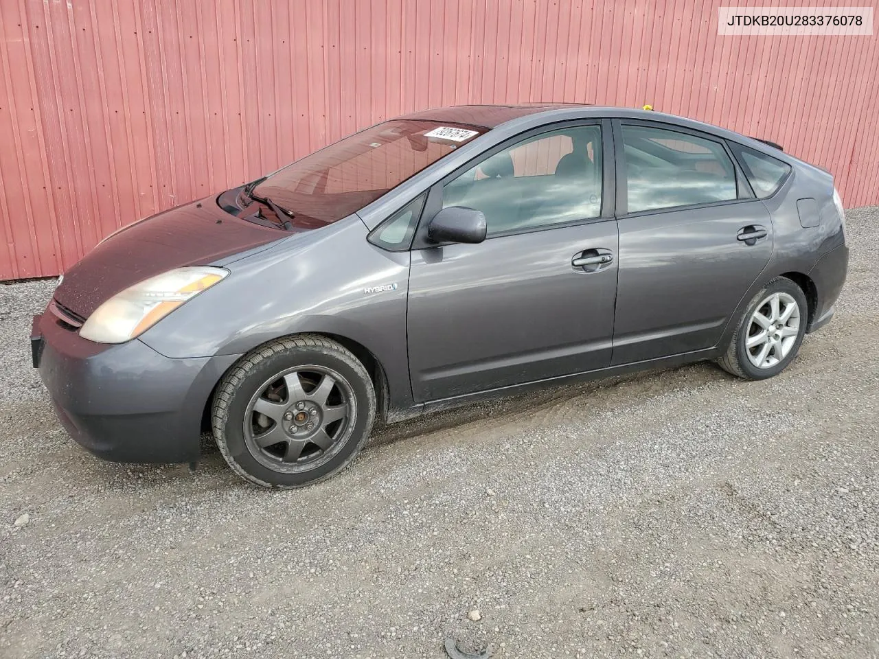 2008 Toyota Prius VIN: JTDKB20U283376078 Lot: 79267674