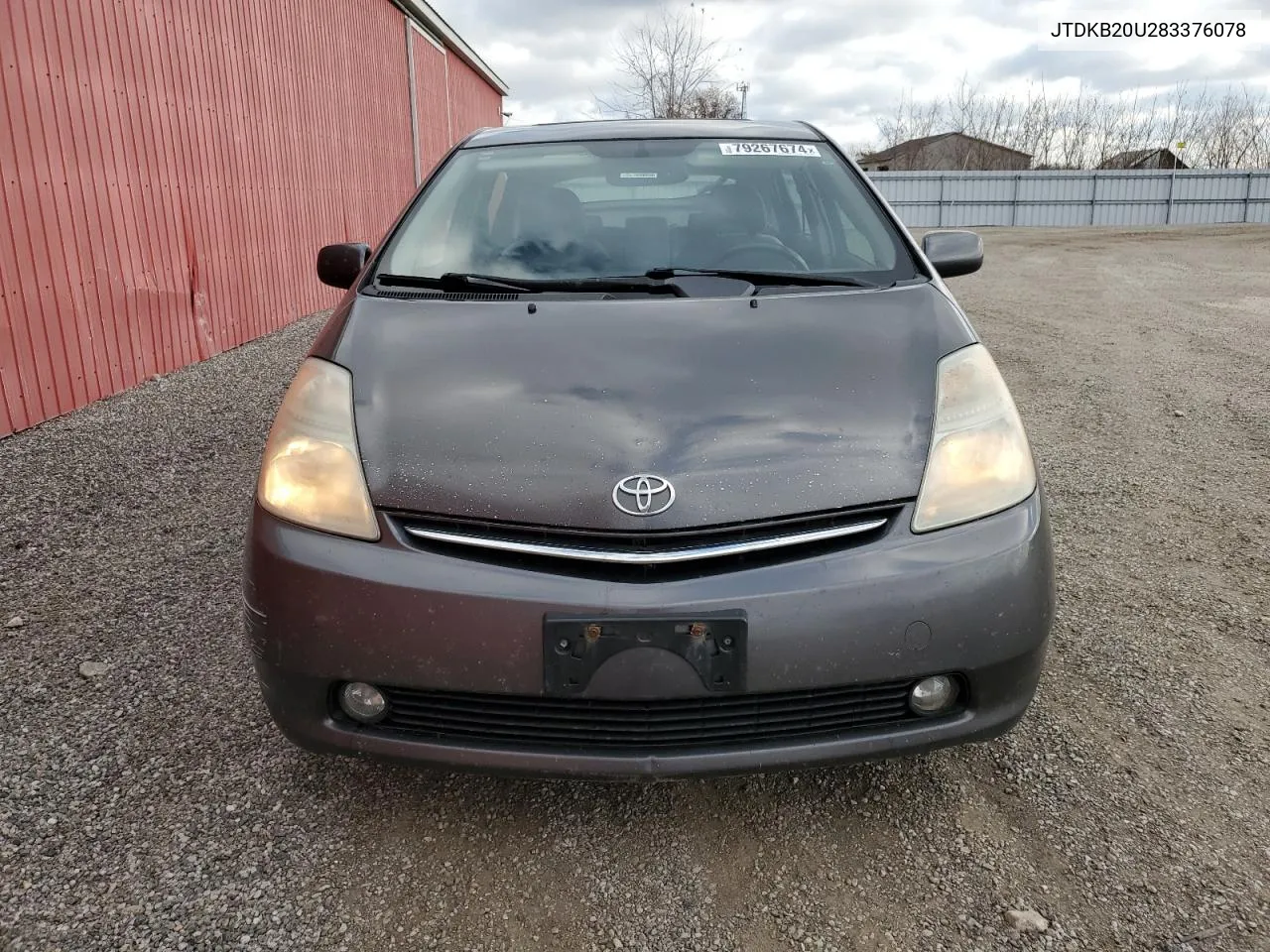 2008 Toyota Prius VIN: JTDKB20U283376078 Lot: 79267674