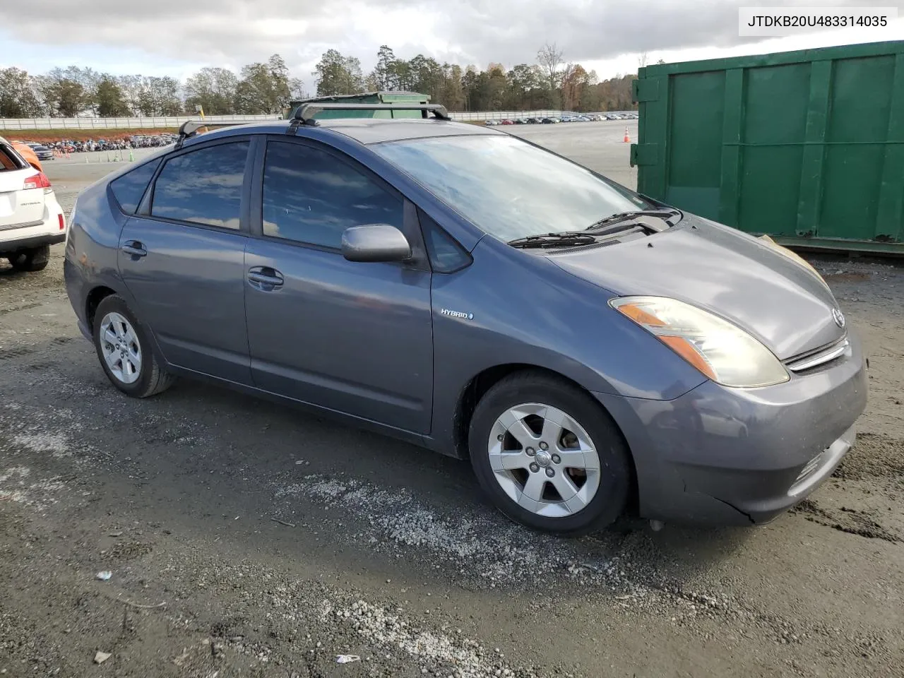 2008 Toyota Prius VIN: JTDKB20U483314035 Lot: 79347884