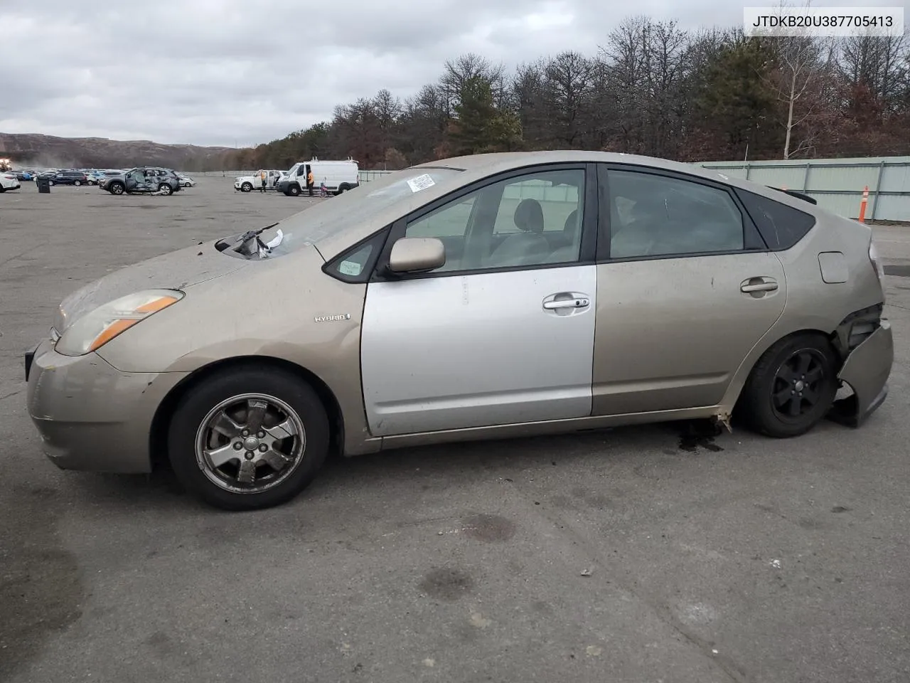 2008 Toyota Prius VIN: JTDKB20U387705413 Lot: 79361484