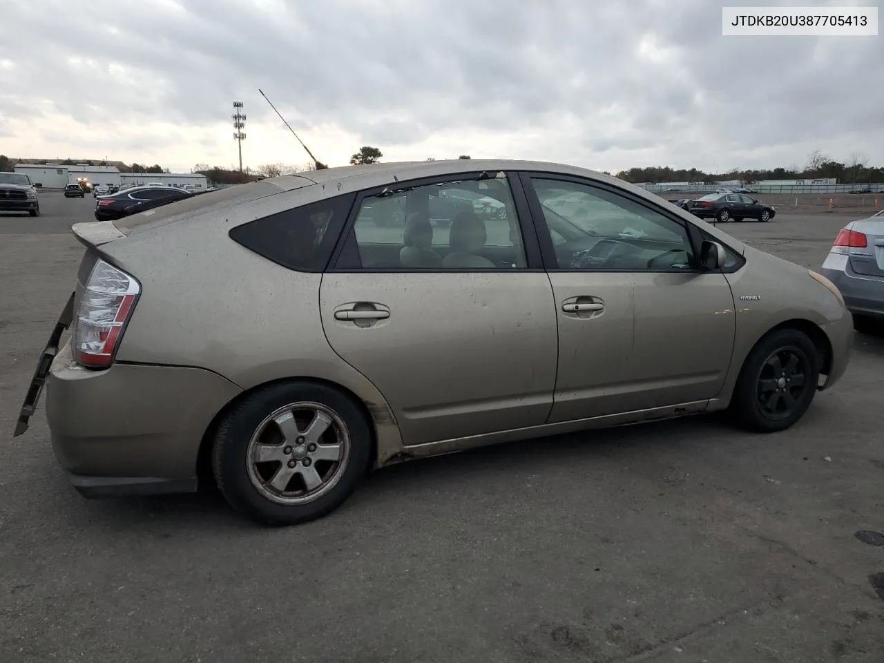 2008 Toyota Prius VIN: JTDKB20U387705413 Lot: 79361484