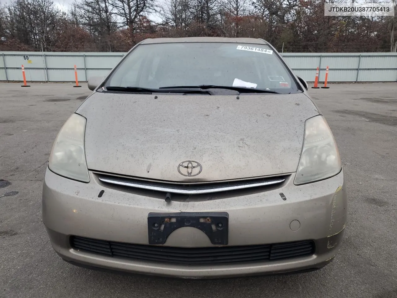 2008 Toyota Prius VIN: JTDKB20U387705413 Lot: 79361484