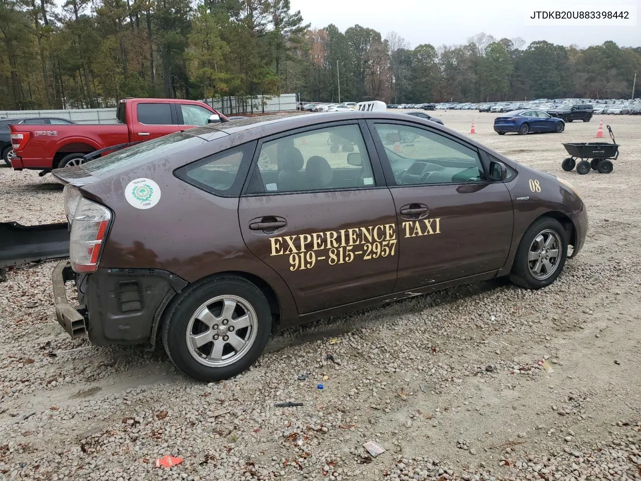 2008 Toyota Prius VIN: JTDKB20U883398442 Lot: 79421734