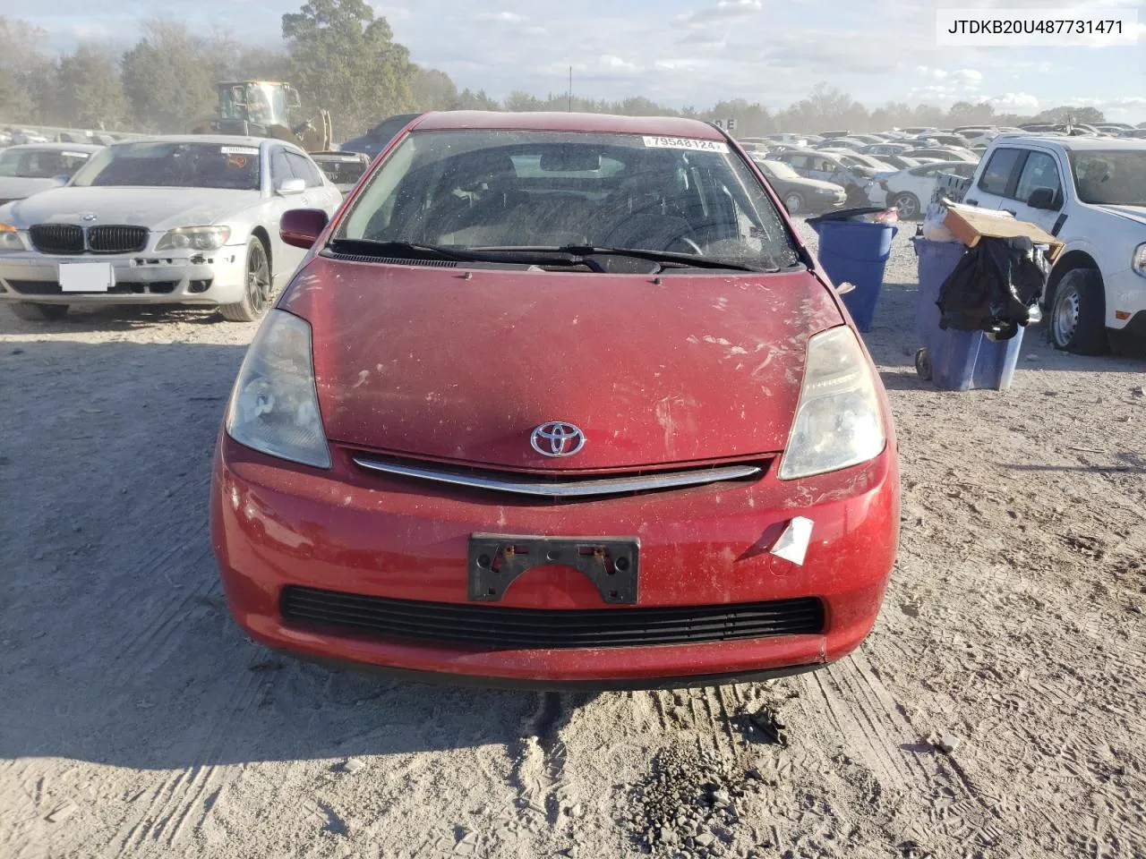 2008 Toyota Prius VIN: JTDKB20U487731471 Lot: 79548124