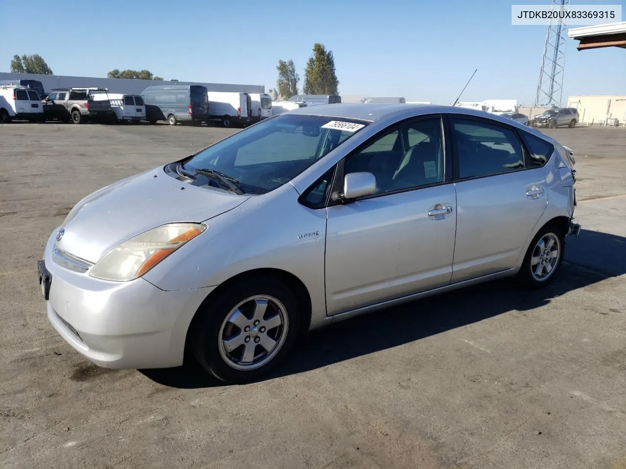 JTDKB20UX83369315 2008 Toyota Prius