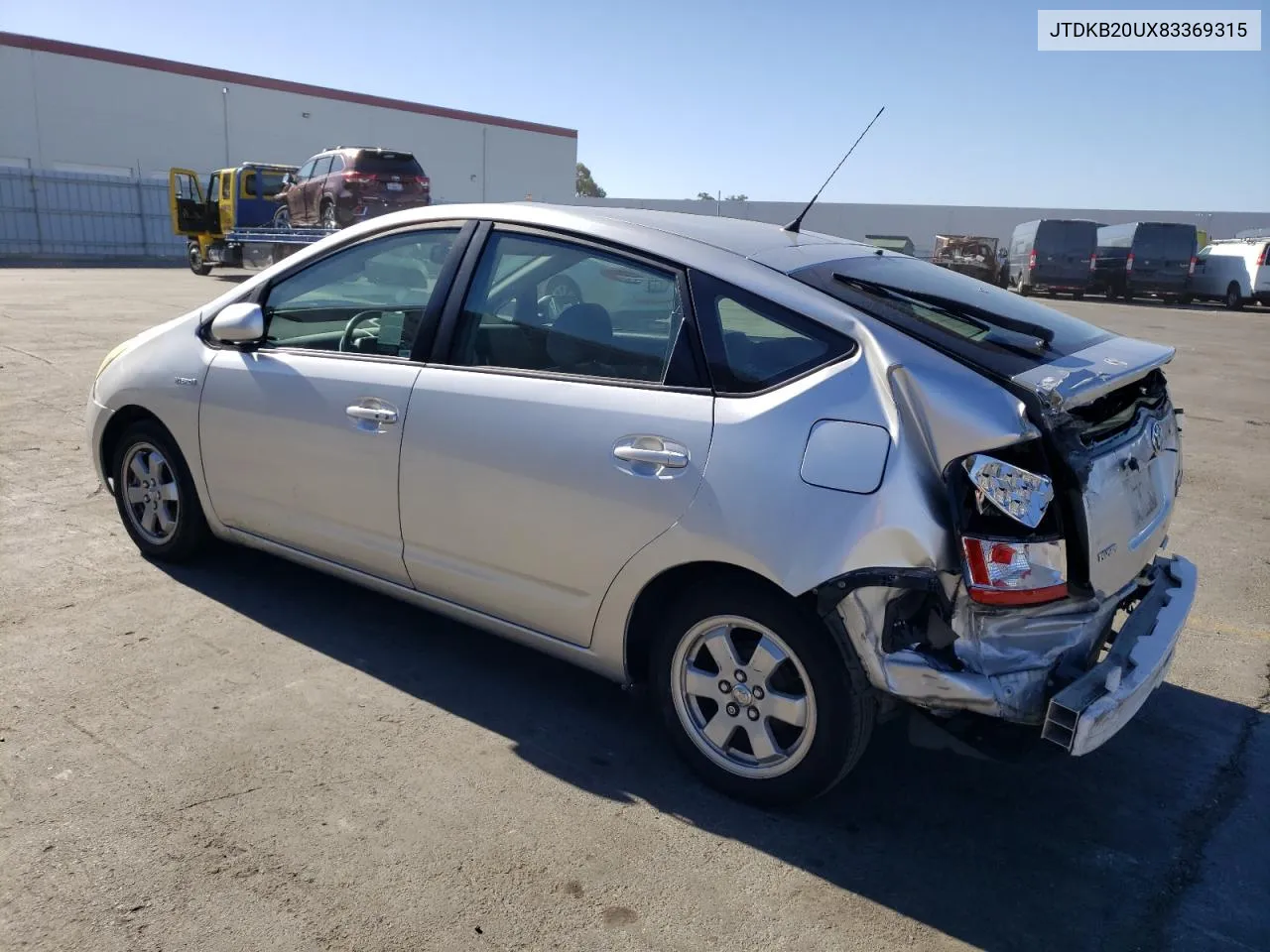 JTDKB20UX83369315 2008 Toyota Prius