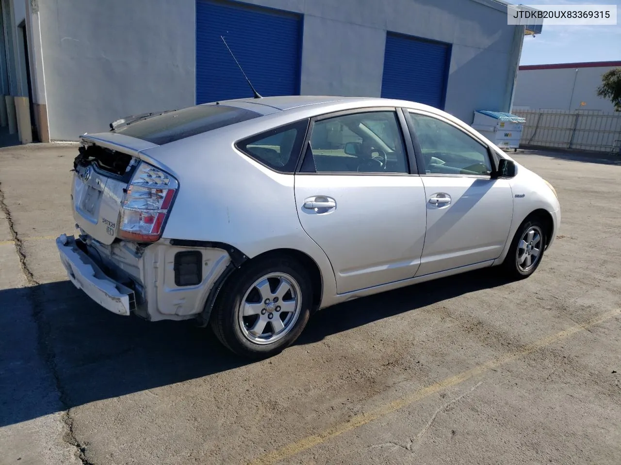 JTDKB20UX83369315 2008 Toyota Prius