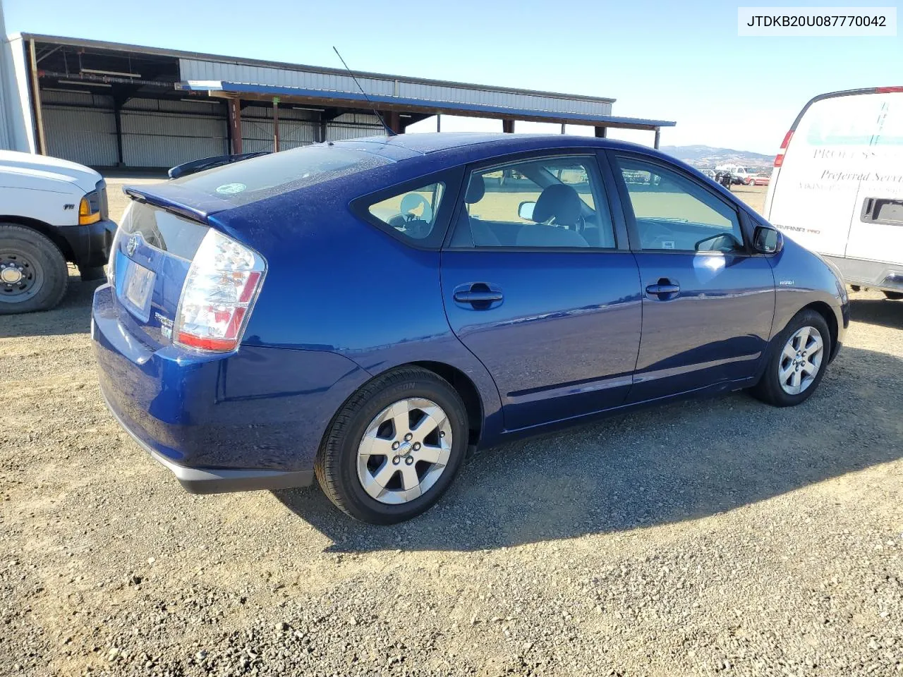 2008 Toyota Prius VIN: JTDKB20U087770042 Lot: 79739414