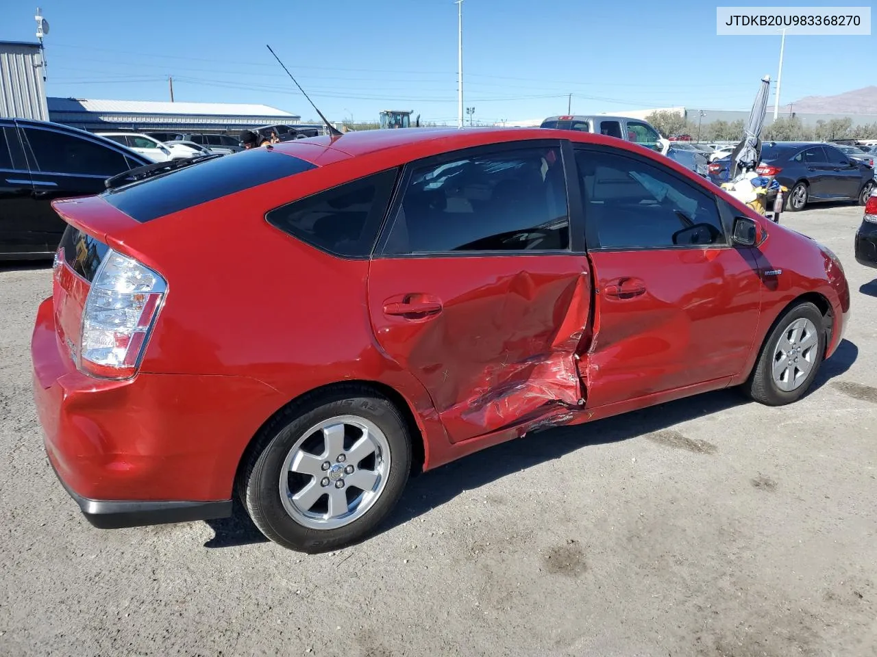 2008 Toyota Prius VIN: JTDKB20U983368270 Lot: 79773024