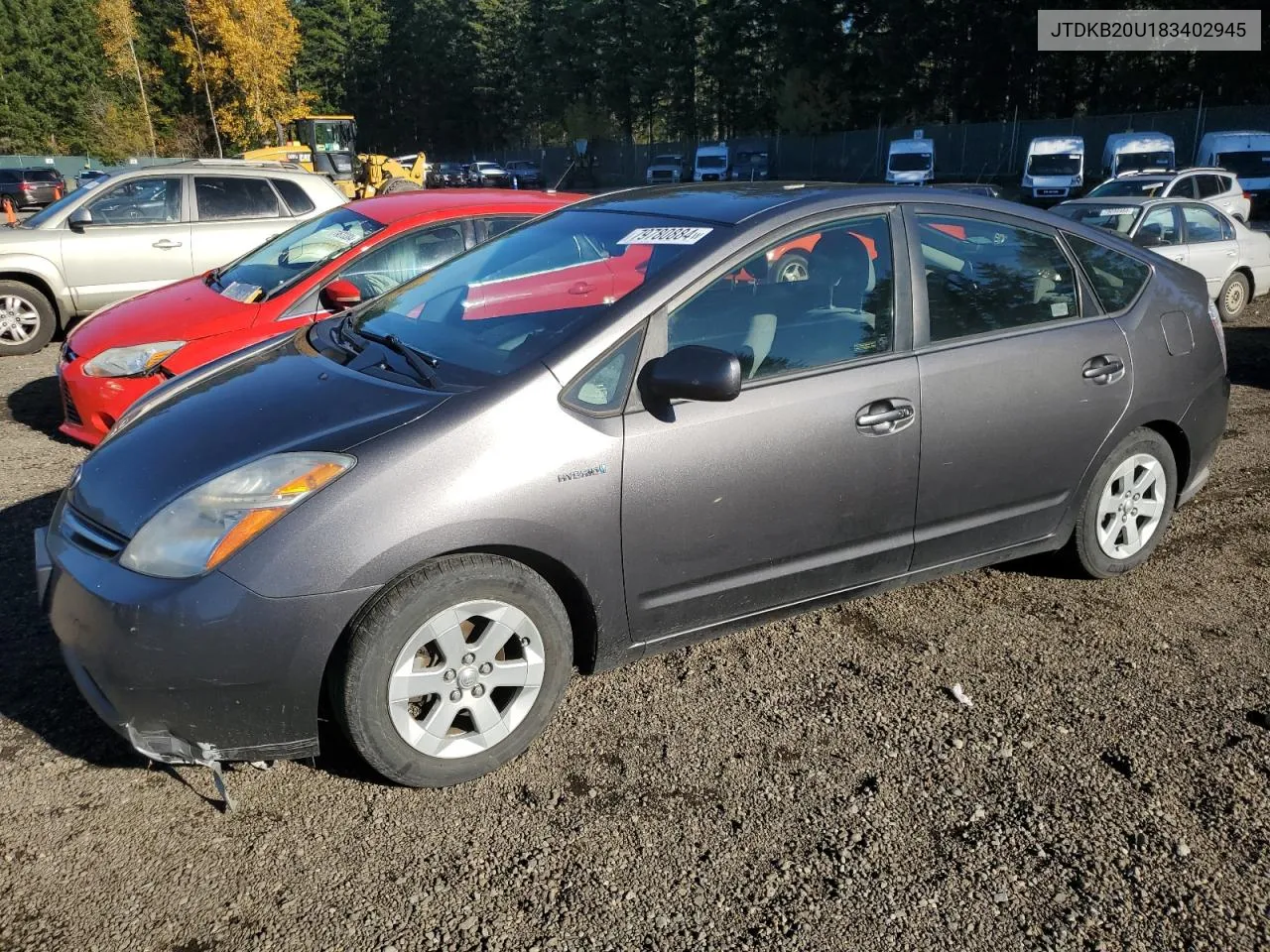 2008 Toyota Prius VIN: JTDKB20U183402945 Lot: 79780884