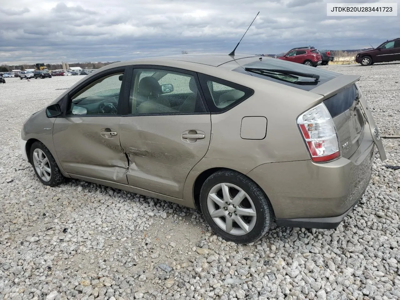 2008 Toyota Prius VIN: JTDKB20U283441723 Lot: 80035984