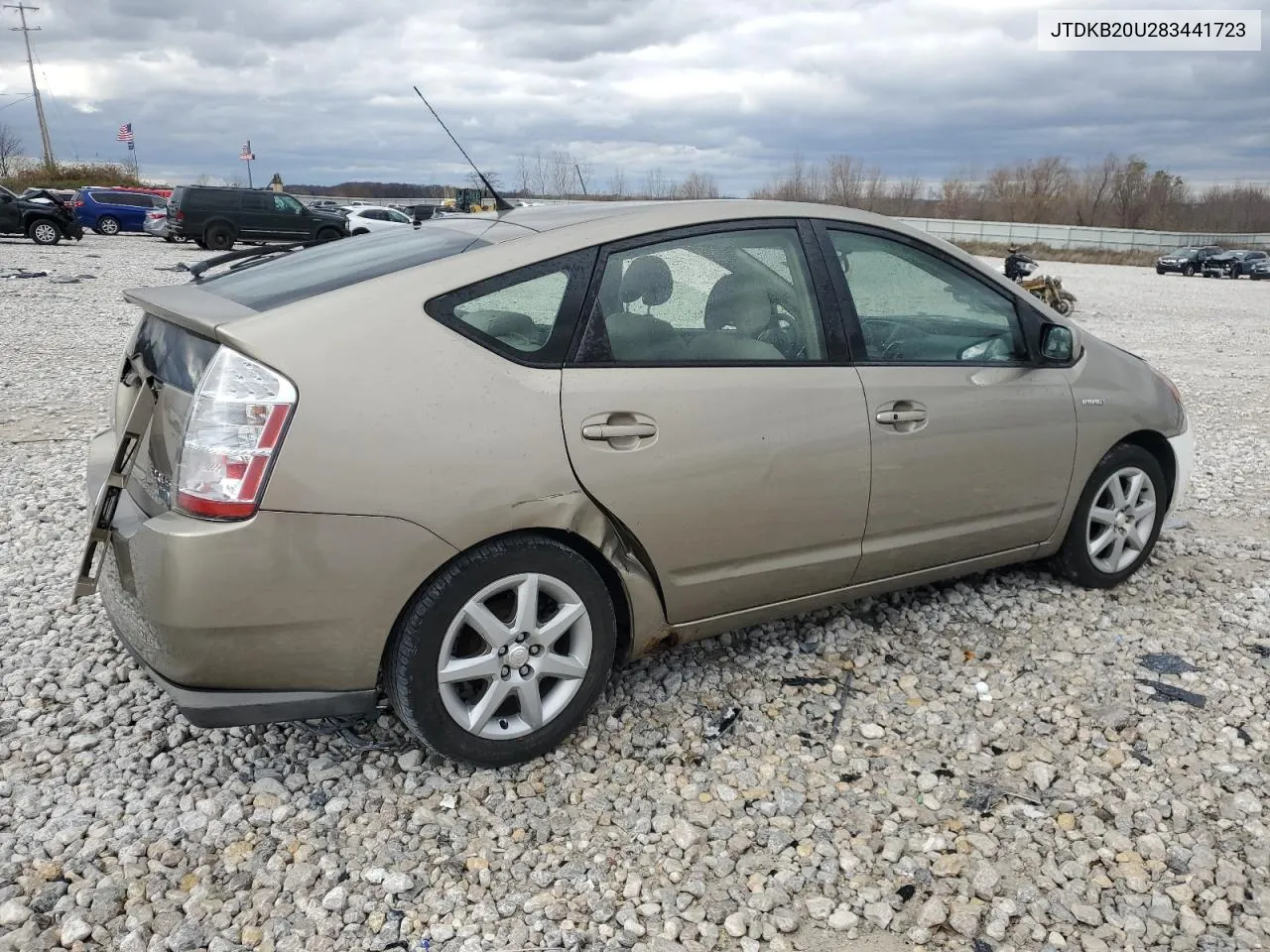 2008 Toyota Prius VIN: JTDKB20U283441723 Lot: 80035984