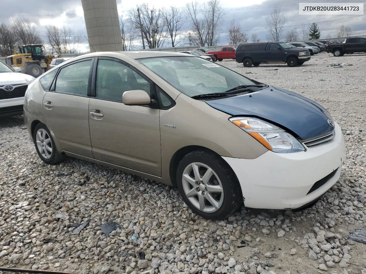 2008 Toyota Prius VIN: JTDKB20U283441723 Lot: 80035984