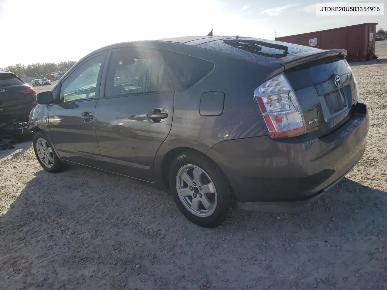 2008 Toyota Prius VIN: JTDKB20U583354916 Lot: 80049214