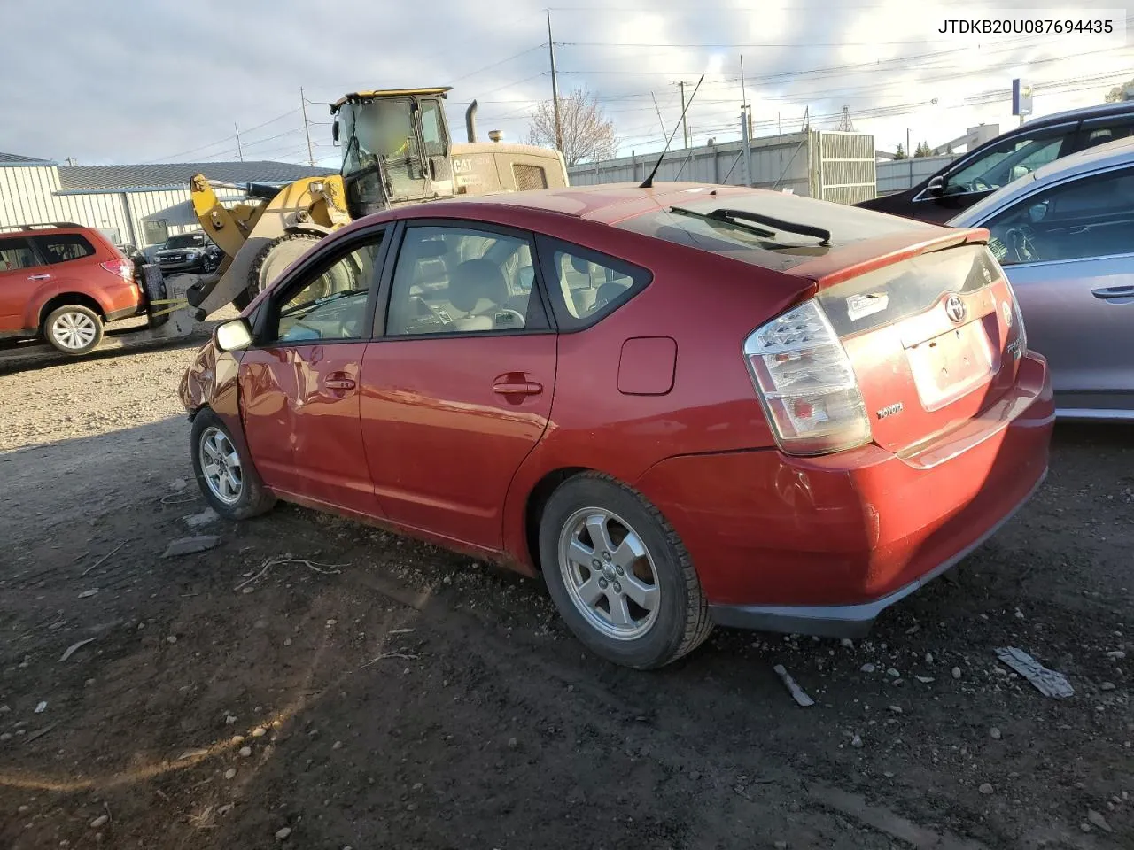 2008 Toyota Prius VIN: JTDKB20U087694435 Lot: 80297904