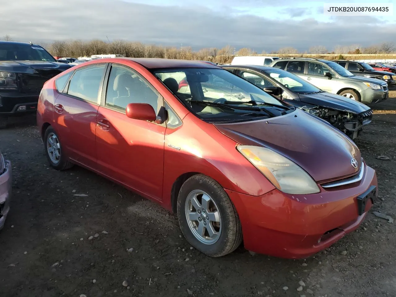 2008 Toyota Prius VIN: JTDKB20U087694435 Lot: 80297904