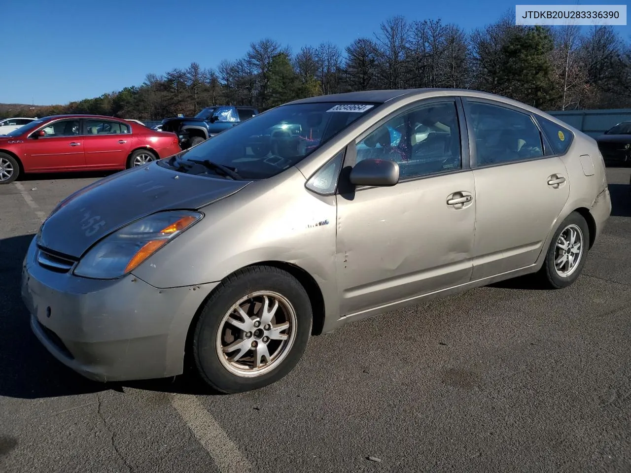 2008 Toyota Prius VIN: JTDKB20U283336390 Lot: 80349664