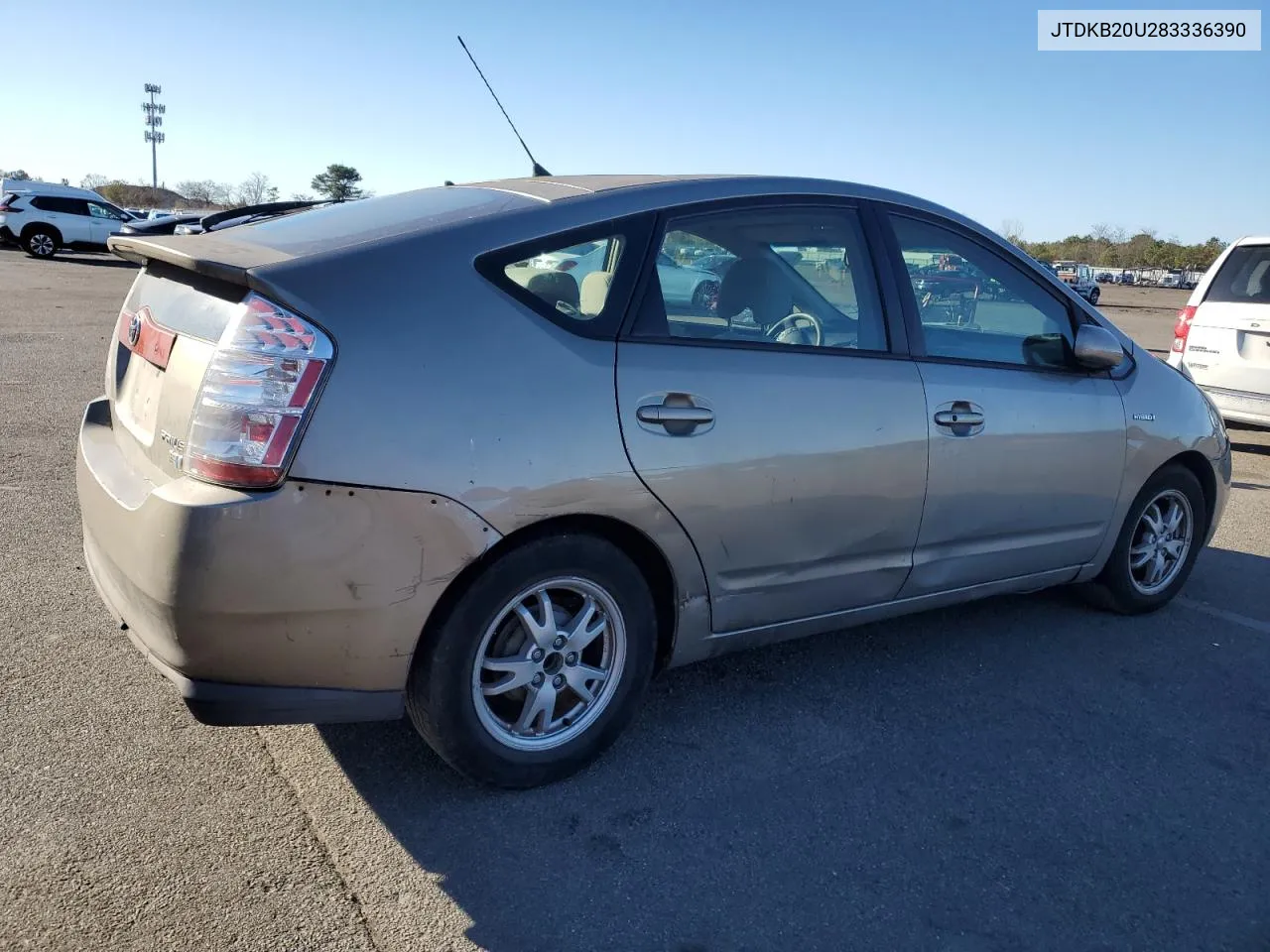 2008 Toyota Prius VIN: JTDKB20U283336390 Lot: 80349664