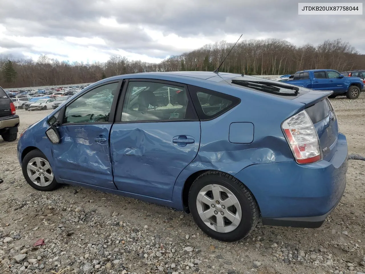 JTDKB20UX87758044 2008 Toyota Prius