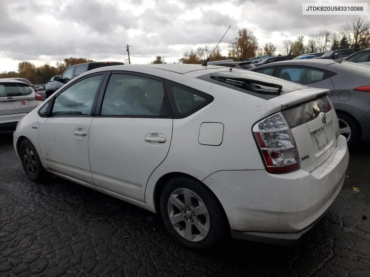 JTDKB20U583310088 2008 Toyota Prius