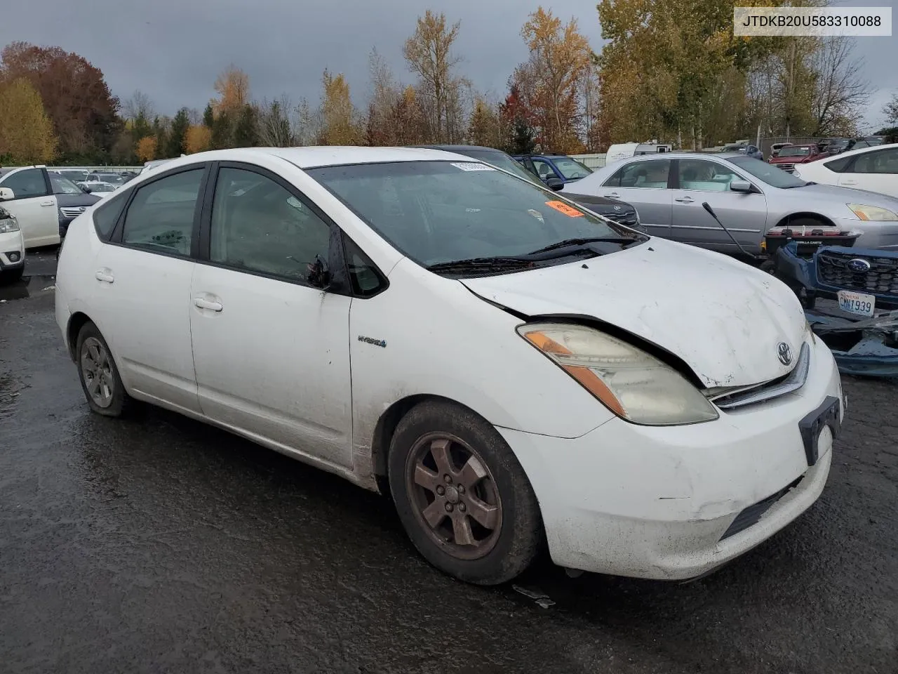 JTDKB20U583310088 2008 Toyota Prius