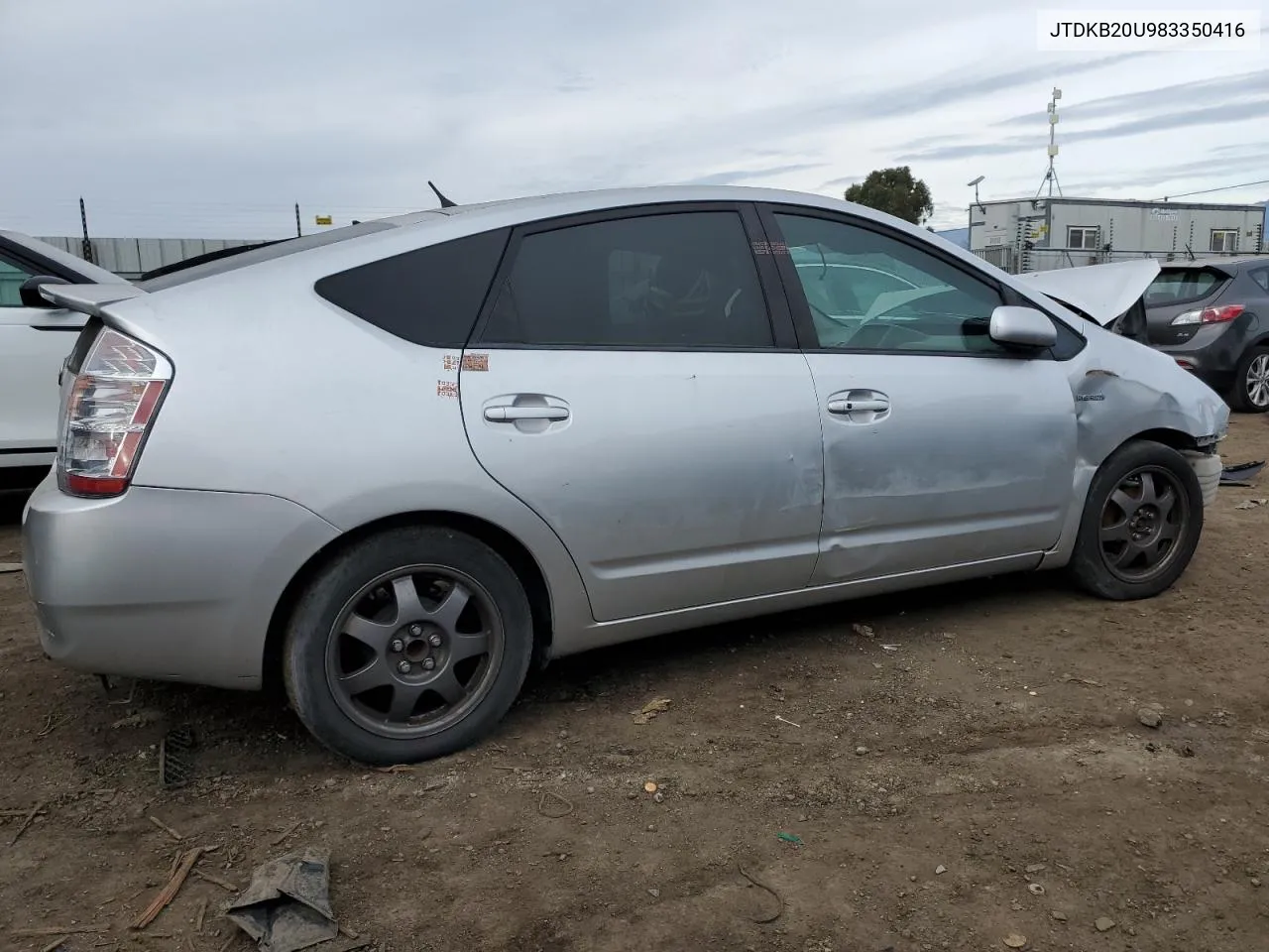 2008 Toyota Prius VIN: JTDKB20U983350416 Lot: 82216073