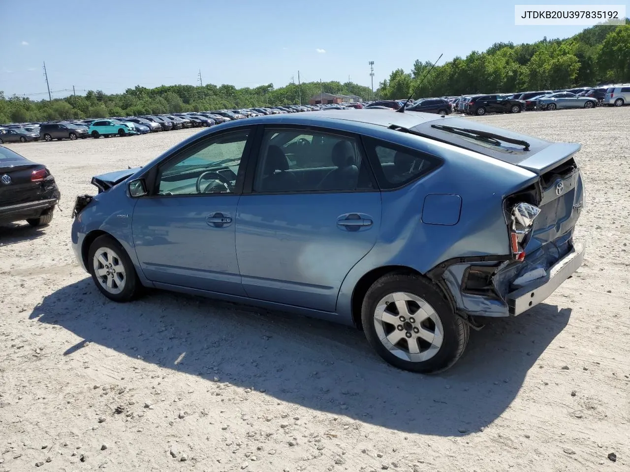 2009 Toyota Prius VIN: JTDKB20U397835192 Lot: 55631604