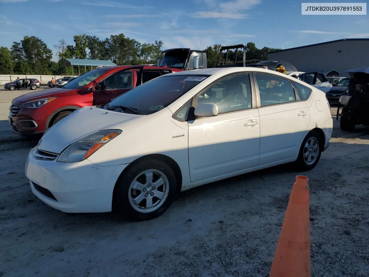 2009 Toyota Prius VIN: JTDKB20U397891553 Lot: 63889194