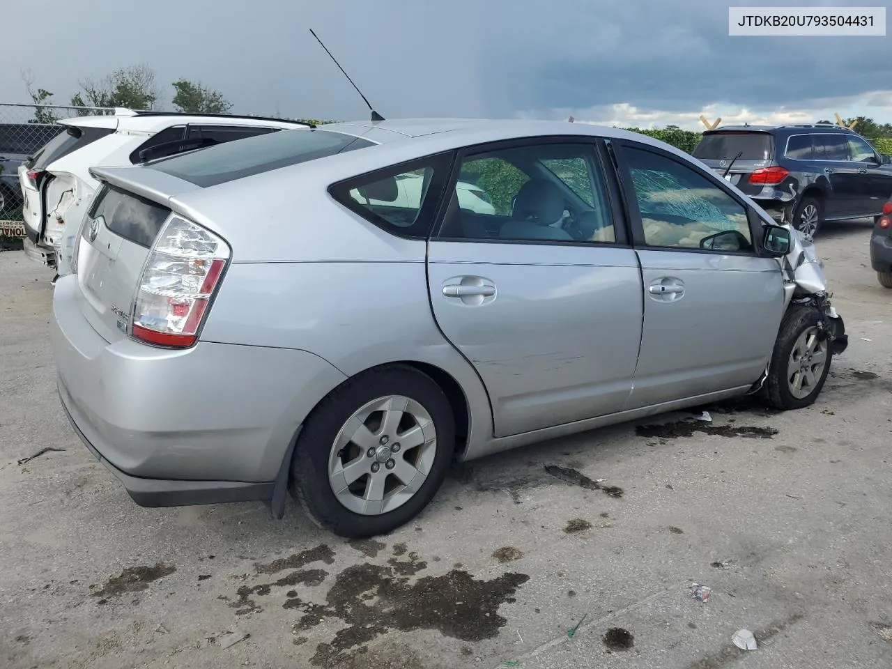 2009 Toyota Prius VIN: JTDKB20U793504431 Lot: 65138564