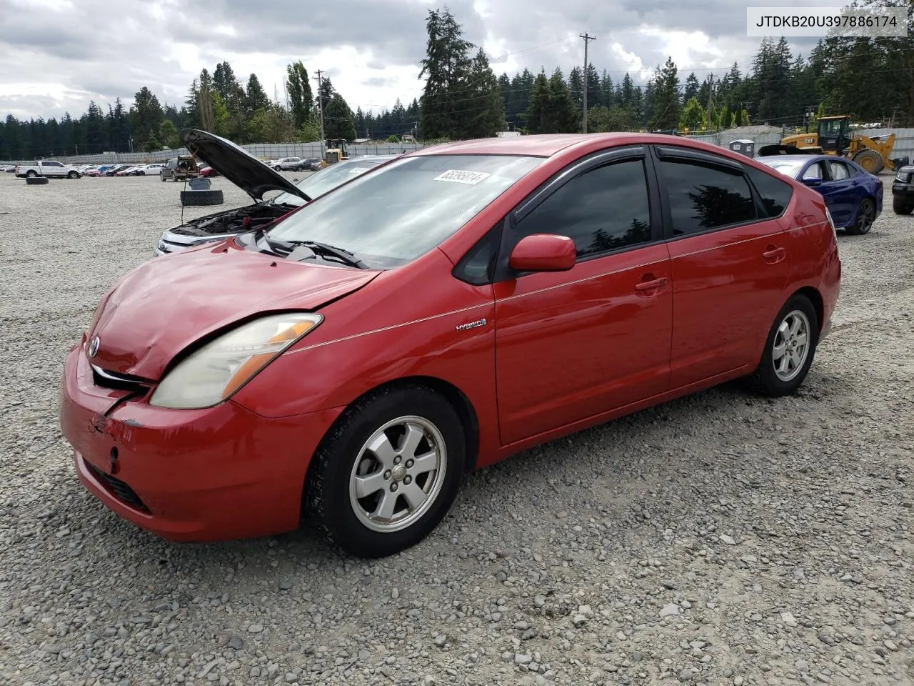 2009 Toyota Prius VIN: JTDKB20U397886174 Lot: 65395814