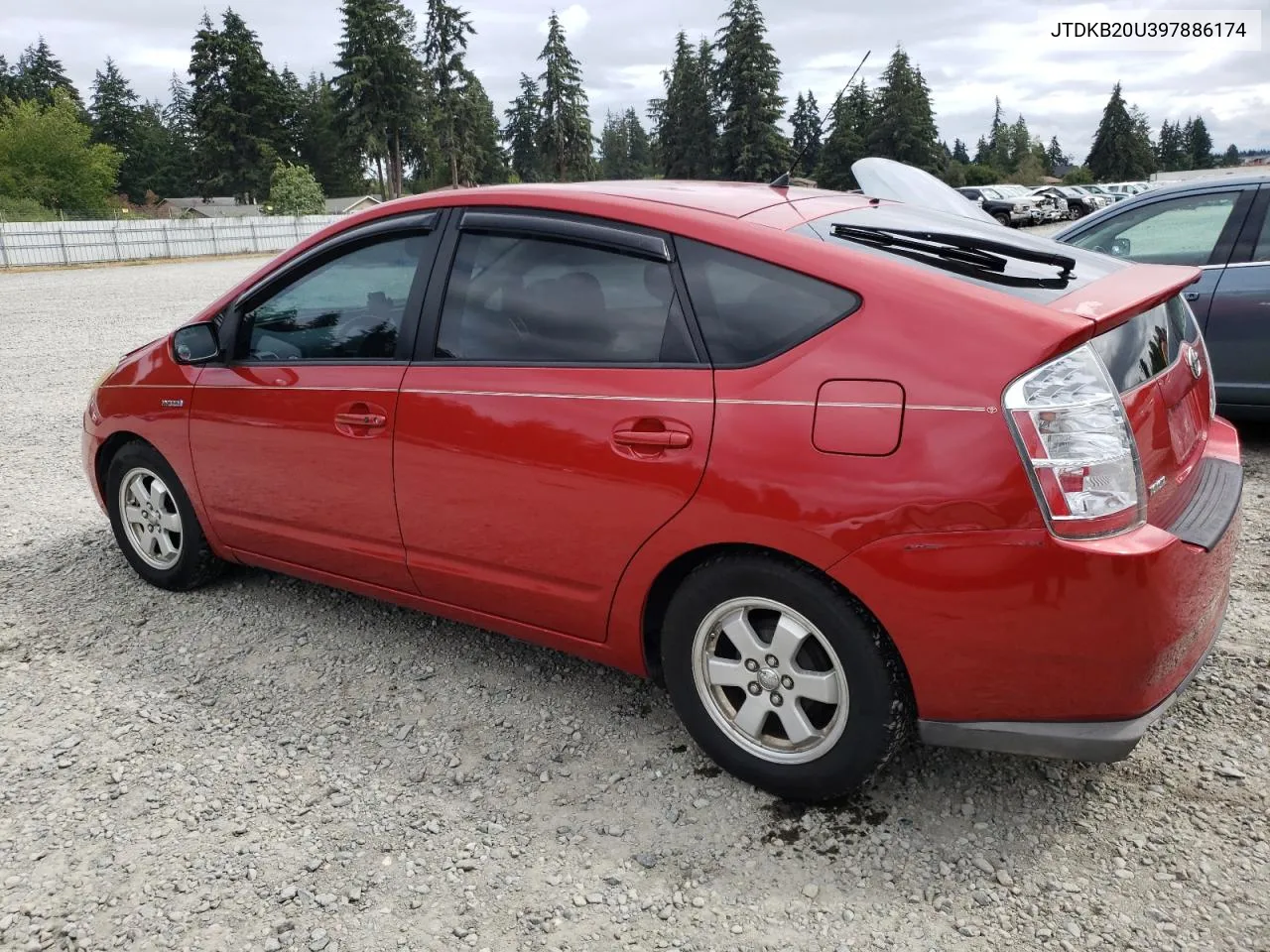 2009 Toyota Prius VIN: JTDKB20U397886174 Lot: 65395814