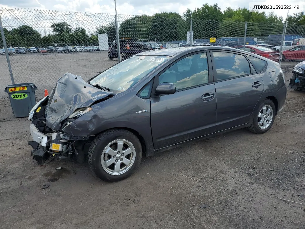 JTDKB20U593522149 2009 Toyota Prius